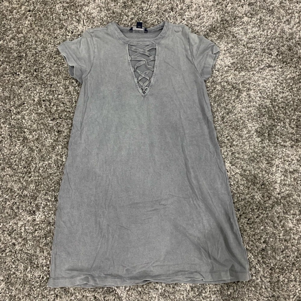 American Eagle Lace up Dress
